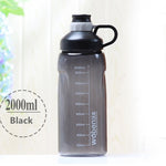 1500ml/2000ml Large Capacity Sports Water Bottles Leak-Proof Gym Fitness Sport Shaker Drink Bottles Camping Cycling Waterbottle