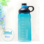 1500ml/2000ml Large Capacity Sports Water Bottles Leak-Proof Gym Fitness Sport Shaker Drink Bottles Camping Cycling Waterbottle