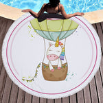 Round Beach Towel Floral Tassel Yoga Mat Round Blanket Macrame Beach Cooling Towel Round Beach Microfiber Towel