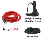 2-5m Resistance Band Bungee Fitness Speed Trainer for Agility Running Training Sprint Workout Latex Gym Rope Exercise Equipment