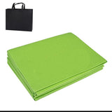 PVC Foldable Yoga Mat Exercise Pad Thick Non-slip Folding Gym Fitness Mat Pilates Supplies Floor Play Mat