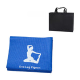 PVC Foldable Yoga Mat Exercise Pad Thick Non-slip Folding Gym Fitness Mat Pilates Supplies Floor Play Mat