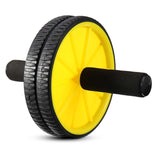 Body Fitness Dual Wheel Abdominal Training Roller Home Gym Arm Waist Exerciser Pad Fitness Body Building Equipments Ab Rollers