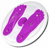 Twister Plate Twist Board Magnet Plate Twist Disk Slimming Legs Fitness Twist Waist wriggle Plate Balance Foot Massage Disc