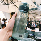 Gallon Water bottle 650ml Sports Gym bottle School Outdoor Travel Portable Leakproof tea infuser bottle Drink bottles Plastic cu