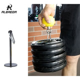 ALBREDA Weight Lifting Dumbbell Dumbbell Bracket Dumbbell Rack Fitness Grip ball Dumbbell Holder Arm Exercise Accessories