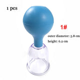 Rubber Vacuum Cans Chineses Cuppings Massage Cups Anti Cellulite Cuppings Massage Vacuum Therapy Set of Family Body Massage Tool