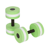2PCS Water Foam Floating Dumbbell  Aquatic Exercise Dumbells EVA Water Barbells Hand Bar For Water Yoga Fitness
