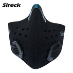 Sireck Cycling Mask Activated Carbon Dustproof Training Face Mask Anti-pollution Sports Running Bike Ski Mask Sport Facemask