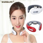 Intelligent  Back and Neck Massager Electric Pulse Far Infrared Heating Pain Relief Tool Health Care Relaxation Cervical Massage