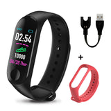 M3 Men Smart Wristband Color Screen Smart Band IP67 Waterproof Blood Pressure Heart Rate Sport Activity Fitness Smart Bracelet