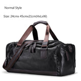 Men's PU Leather Gym Bag Sports Bags Duffel Travel Luggage Tote Handbag for Male Fitness Men Trip Carry ON Shoulder Bags XA109WA