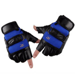 1 pair High Strength Weight Lifting Gym Glove Exercise Sport Fitness Sports riding Weight Lifting Leather Gloves