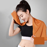 GIANTEX Summer Women Sports Towel Cold Feeling Sweat Cooling Ice Towel Running Outdoor Travel Gym Towel 30x100cm U1286