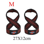 2 PCS Figure 8 Lifting Straps Wrist Support Wraps Protection for Gym Weight Lifting Fitness Deadlift Body Building Grip Strap