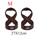 2 PCS Figure 8 Lifting Straps Wrist Support Wraps Protection for Gym Weight Lifting Fitness Deadlift Body Building Grip Strap