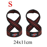 2 PCS Figure 8 Lifting Straps Wrist Support Wraps Protection for Gym Weight Lifting Fitness Deadlift Body Building Grip Strap