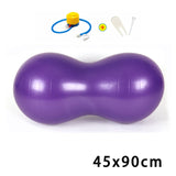 Sports Yoga Balls Pilates Peanut Fitness Ball Gym  Exercise Balance Fitball Exercise Pilates Workout Massage Ball with Pump