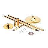 Professional Golden 360 Stripper Pole Dance Spin Pole Removable Home Fitness Exercise Training Pole 45mm X POLE Kit Freeshipping