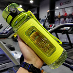 Straw Shaker Infuser Flat Water Bottle Gym Sports Water Bottle Plastic Frosted Chilly Borraccia Termica House Decor JJ60WB