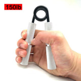 Sponge Heavy Hand Grip Arm Muscle Trainer Expander Fitness Professional Wrist Finger Gripper Strength Aluminum handle Silver