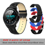 696 L9 Full touch Smart Watch Men ECG+PPG Heart Rate Blood Pressure oxygen Monitor IP68 Waterproof Bluetooth Smart Bracelet