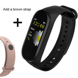 Smart Band Watch Fitness Tracker Bracelet IP67 Waterproof Smart Bracelet Heart Rate Blood Pressure Measurement Sport Smartband