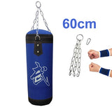 60/80/100/120/150/200cm Thickened Blue Canvas Punching Bag Unfilled Crossfit Heavy Duty Boxing Bags Muay Thai Boxsack Sand Bag