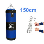 60/80/100/120/150/200cm Thickened Blue Canvas Punching Bag Unfilled Crossfit Heavy Duty Boxing Bags Muay Thai Boxsack Sand Bag