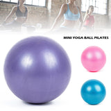 Mini Yoga Pilates Ball Explosion-proof Pvc Fitball for Stability Exercise Training Gym Anti Burst&slip Resistant Straw 25cm