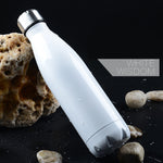 500ml Stainless Steel Water Bottle Cola Shape Thermos Double-Wall Insulated Vacuum Flask leakproof Bottle for Sports Gym Fitness