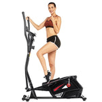 Elliptical Trainer LCD Display Bicycle Fitness Exercise Bike Stationary Body Building Fitness Equipment Cardio Tools Home