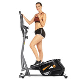 Elliptical Trainer LCD Display Bicycle Fitness Exercise Bike Stationary Body Building Fitness Equipment Cardio Tools Home