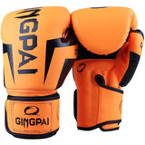 Good Quality Golden adult kick boxing gloves muay thai luva de boxe Training fighting men women boxing glove Grappling MMA glove