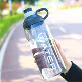 2000ml Large Capacity Water Bottles BPA Free Gym Fitness Drinking Bottle Outdoor Camping Cycling Hiking Sports Shaker Bottles