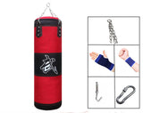 Training Fitness MMA Boxing Punching Bag With Hanger Empty Sport Kick Sandbag Muay Thai Boxer Gym Heavy Musculation Sandbag