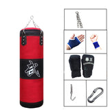 Training Fitness MMA Boxing Punching Bag With Hanger Empty Sport Kick Sandbag Muay Thai Boxer Gym Heavy Musculation Sandbag