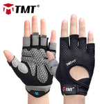 TMT Breathable Gym Gloves for Body Building Weight Lifting Training Dumbbell Exercise Workout Yoga Protect Hand for Men Women