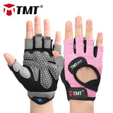 TMT Breathable Gym Gloves for Body Building Weight Lifting Training Dumbbell Exercise Workout Yoga Protect Hand for Men Women