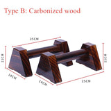 Push-up Stands Bars Anti-slip Wood Parallettes Calisthenics Push Up Board Training Fitness Body Building Gym Equipment for Home
