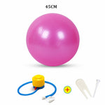 Sports Yoga Balls Bola Pilates Fitness Ball Exercise Gym Balance Fitball Exercise Pilates Workout Massage Ball with Pump 45-85cm