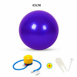 Sports Yoga Balls Bola Pilates Fitness Ball Exercise Gym Balance Fitball Exercise Pilates Workout Massage Ball with Pump 45-85cm