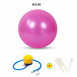 Sports Yoga Balls Bola Pilates Fitness Ball Exercise Gym Balance Fitball Exercise Pilates Workout Massage Ball with Pump 45-85cm