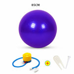 Sports Yoga Balls Bola Pilates Fitness Ball Exercise Gym Balance Fitball Exercise Pilates Workout Massage Ball with Pump 45-85cm