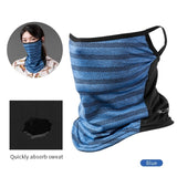 ROCKBROS Ice Silk Sunscreen Cycling Face Mask Men Bandana Running Hiking Fishing Out Sport Scarves Bike Bicycle Training Masks