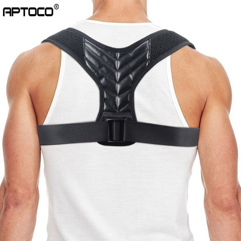 Aptoco Brace Support Belt Adjustable Back Posture Corrector Clavicle Spine Back Shoulder Lumbar Posture Correction Dropshipping