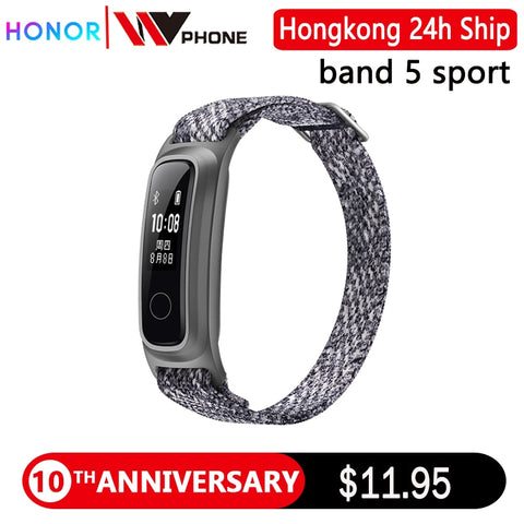 Huawei honor Band 5 sport edition Smart Band Dual Wrist&Footwear Mode Data Monitor Waterproof Smart Sports Bracelet