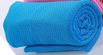 New Fashion 9 Colors  Ice Towel Utility Enduring Instant Cooling Towel Heat Relief Reusable Chill Cool Towel