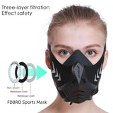 FDBRO New Sports Training Running Mask Pro Fitness Gym Workout Cycling Elevation High Altitude Training Conditioning Sport Masks