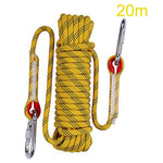 Rock Climbing Rope 10mm Tree Wall Climbing Harness Gear Outdoor Survival Fire Escape Safety Rope Hike Carabiner 10m 20m 30m